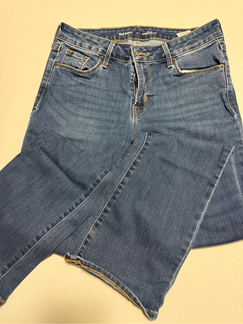 Old Navy Women's Medium Blue Flare Jeans
